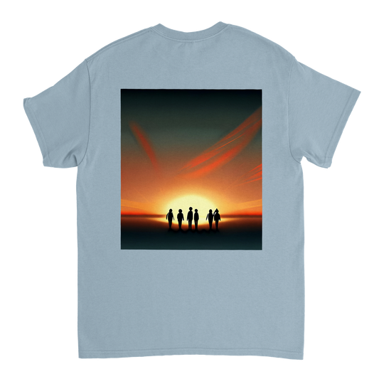 Sunset Horizon T-shirt Light Blue