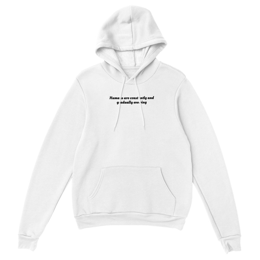 Human Hoodie White