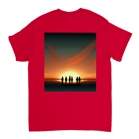 Sunset Horizon T-shirt Red