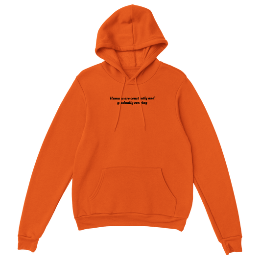 Human Hoodie Orange