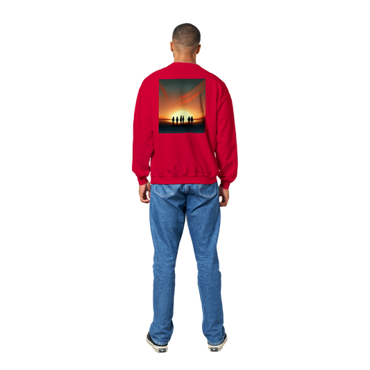 Sunset Horizon Sweatshirt Red