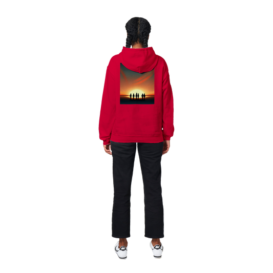 Sunset Horizon Hoodie Red