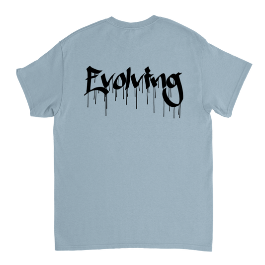 Drippy Evolving T-shirt Light Blue