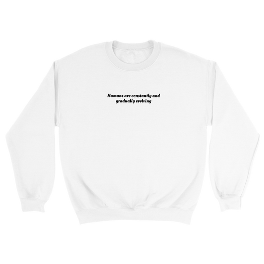 Human Sweatshirt White