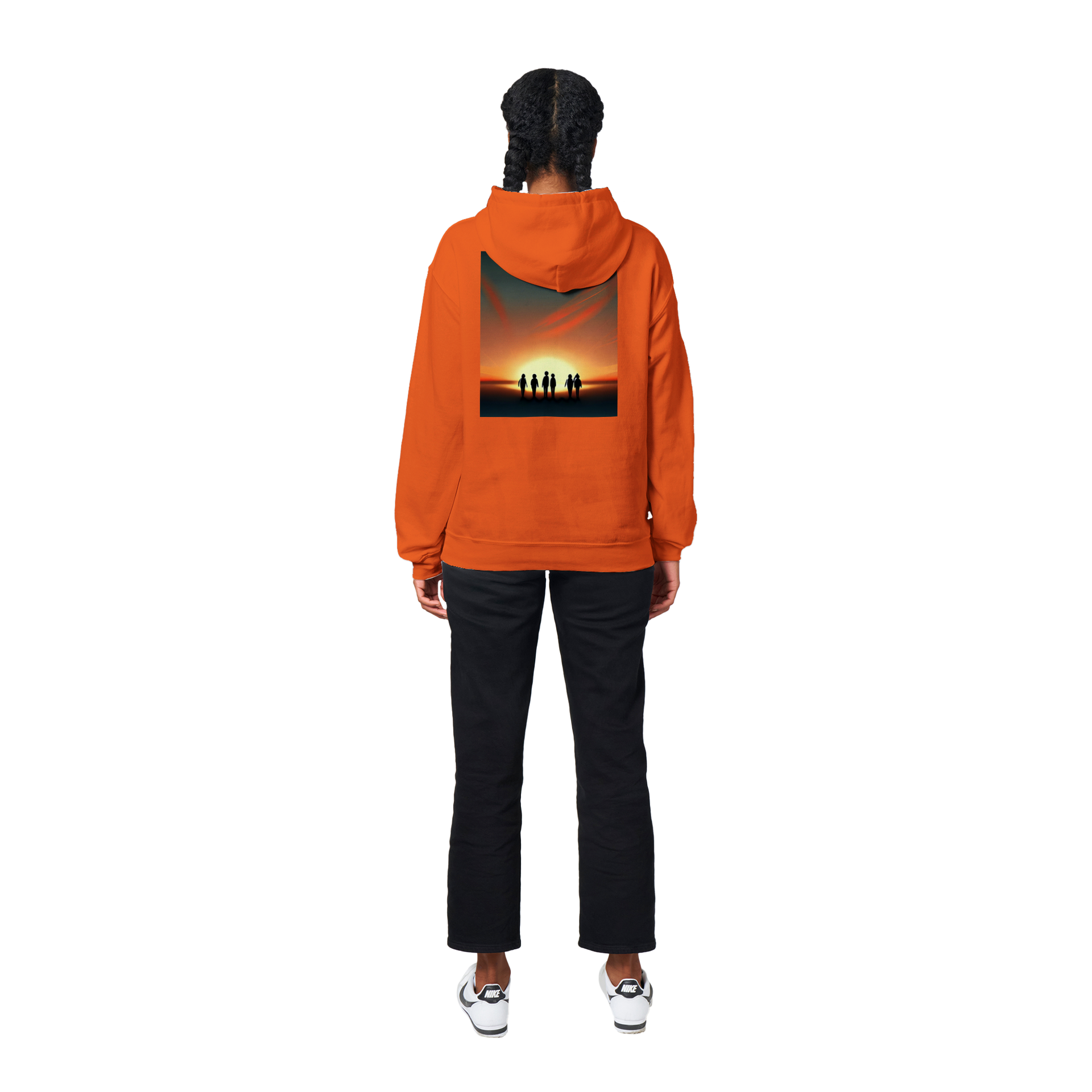 Sunset on sale orange hoodie