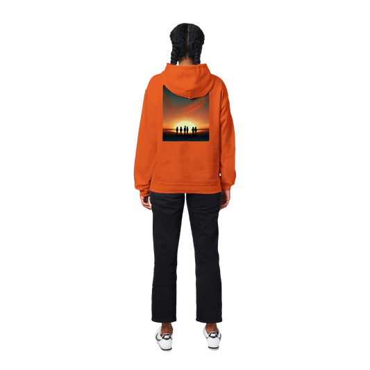 Sunset Horizon Hoodie Orange