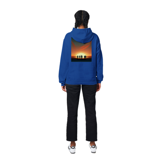 Sunset Horizon Hoodie Navy Blue