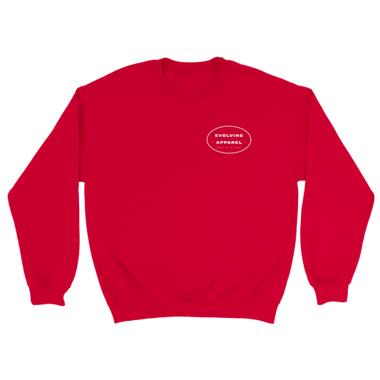 Evolving Made with love Sweatshirt Red