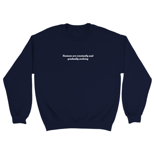 Human Sweatshirt Navy Blue