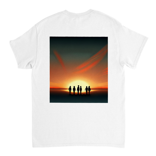 Sunset Horizon T-shirt White