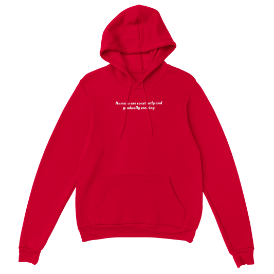 Human Hoodie Red