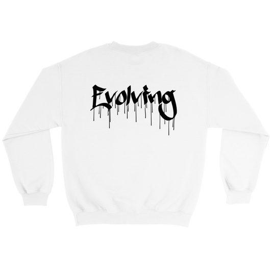 Drippy Evolving Sweatshirt White